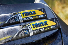Rain-X Silicone AdvantEdge Wiper Blade 24" Windshield Wiper Blades Replacement, All-Weather Performance Lasts 2X Longer, Premium Beam, Installock Adapter for Easy Fit (Pack of 1)