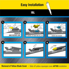 Rain-X 870126 Truck & SUV Rugged Series Premium Wiper Blades, 26 Inch Windshield Wipers (Pack Of 1), Automotive Replacement Windshield Wiper Blades Engineered For All Driving Adventures